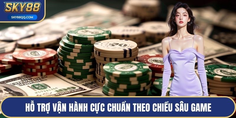 Hỗ trợ vận hành cực chuẩn theo chiều sâu game